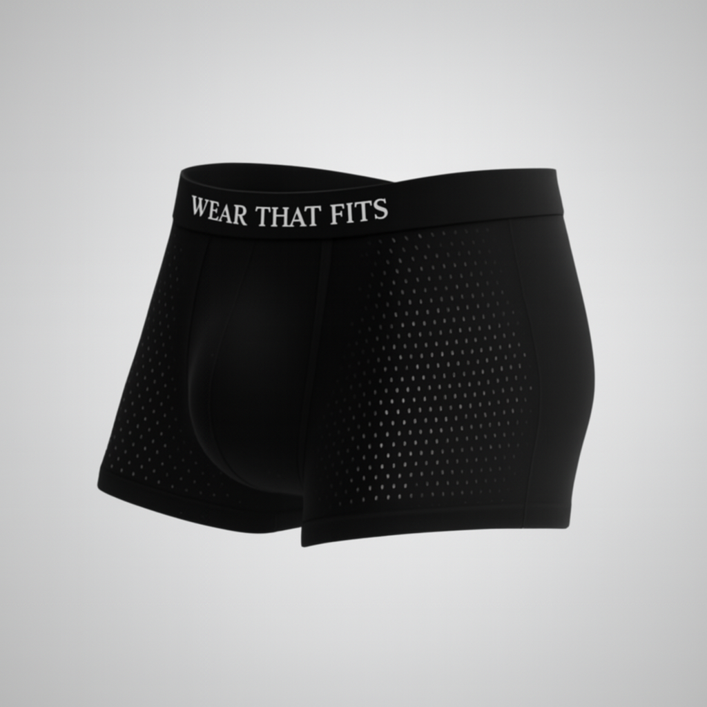 1 Black Bamboo Boxer